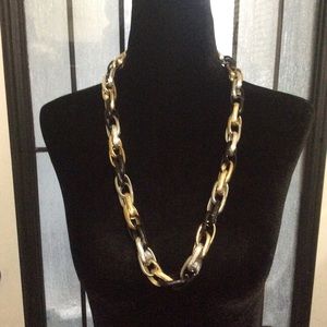 Large chain link necklace